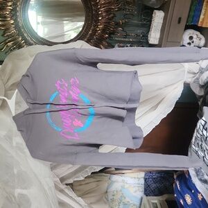 S doughnuts and deadlifts crop hoodie